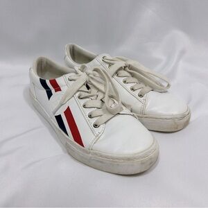 Tommy Hilfiger | Twlindee Sneakers White Leather Lace Up Women’s Size 7.5